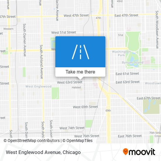 West Englewood Avenue map