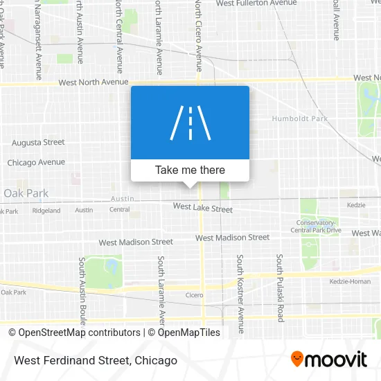 West Ferdinand Street map