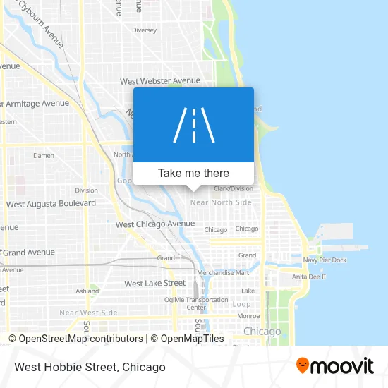 West Hobbie Street map