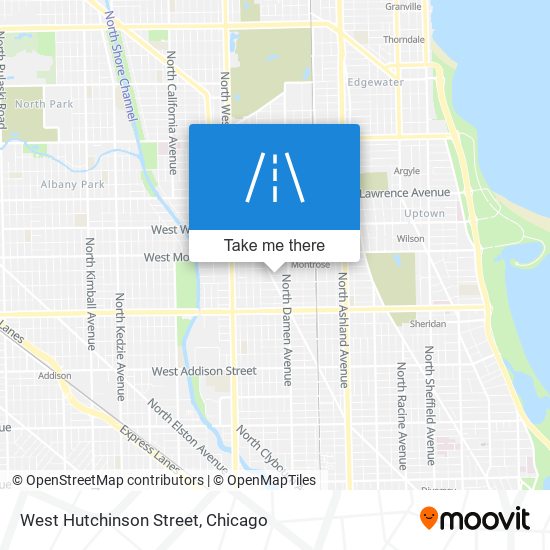 West Hutchinson Street map