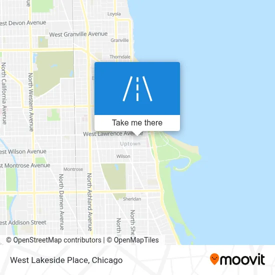 West Lakeside Place map