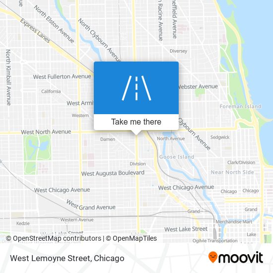 West Lemoyne Street map