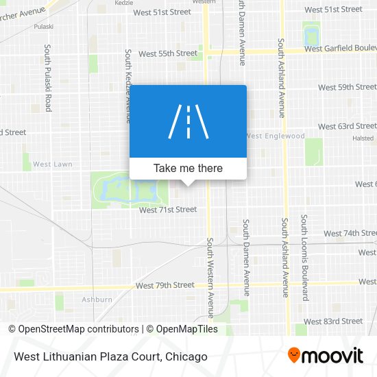 Mapa de West Lithuanian Plaza Court