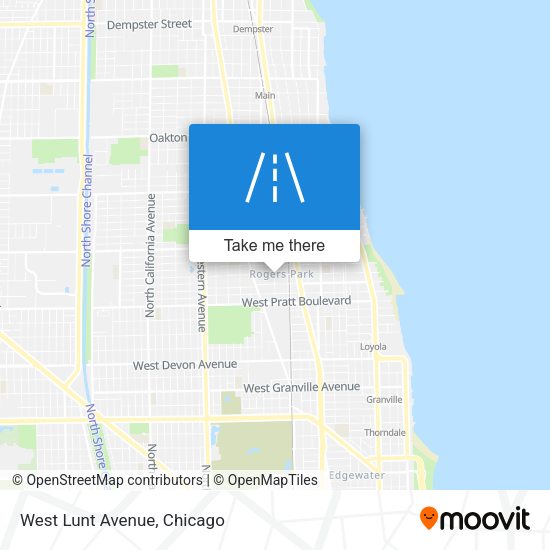 Mapa de West Lunt Avenue