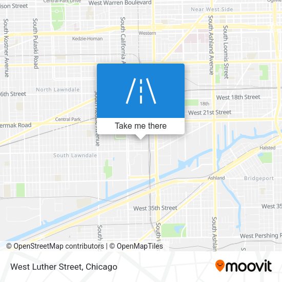 Mapa de West Luther Street