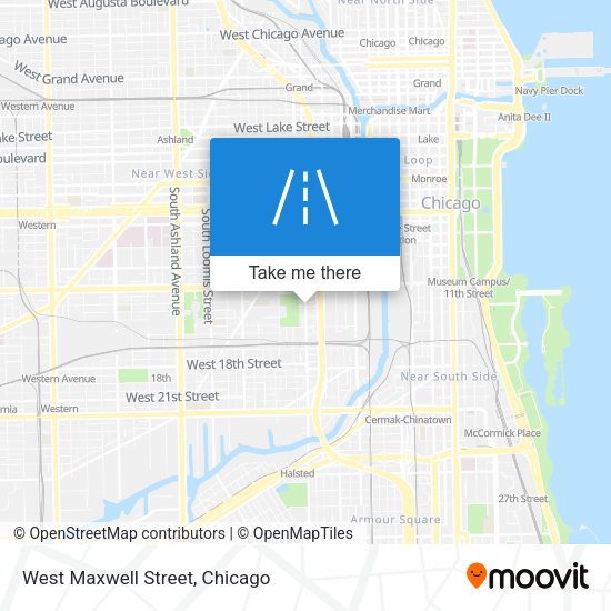 West Maxwell Street map