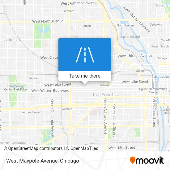 West Maypole Avenue map