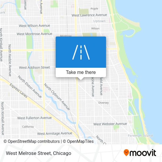 Mapa de West Melrose Street