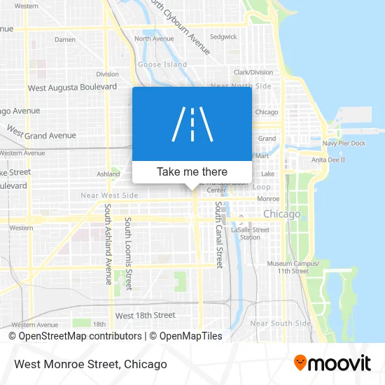 West Monroe Street map