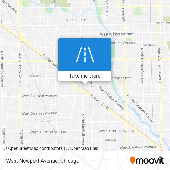 Mapa de West Newport Avenue