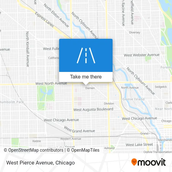 Mapa de West Pierce Avenue