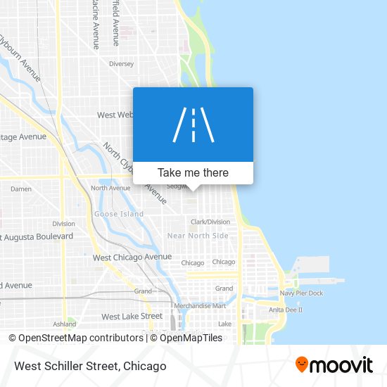 West Schiller Street map