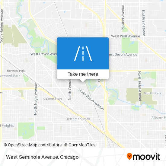 West Seminole Avenue map