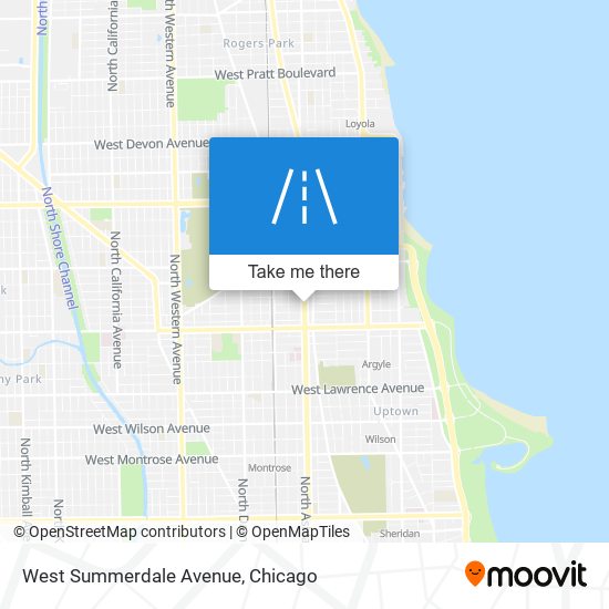 West Summerdale Avenue map