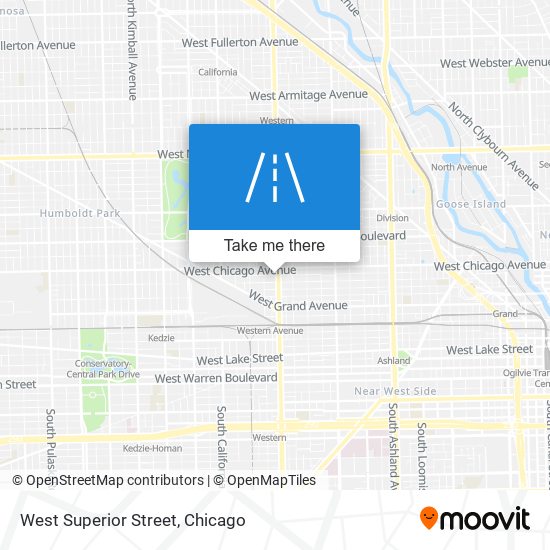 West Superior Street map