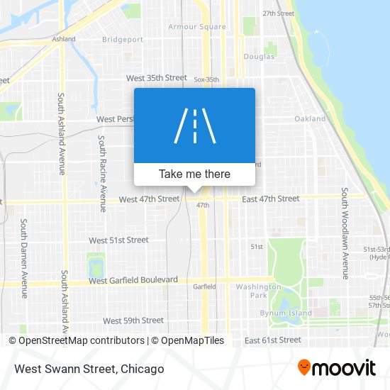 West Swann Street map