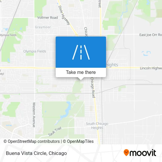 Buena Vista Circle map