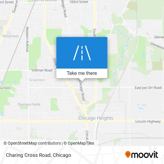 Mapa de Charing Cross Road