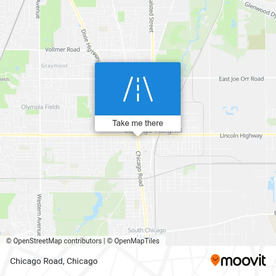 Chicago Road map