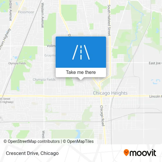 Crescent Drive map