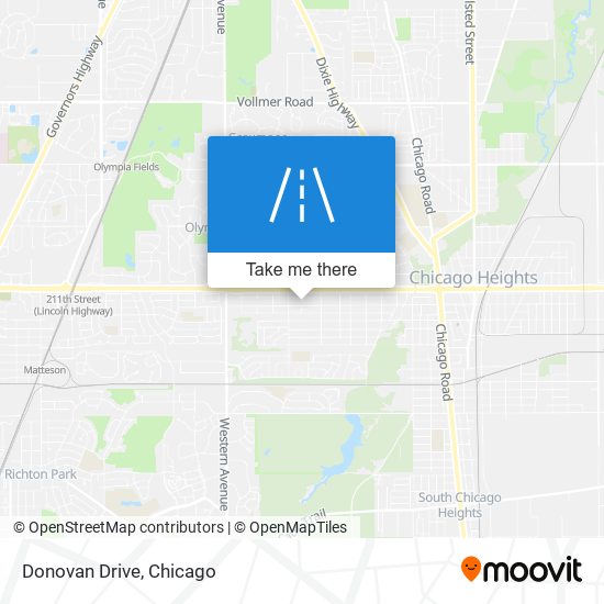 Donovan Drive map