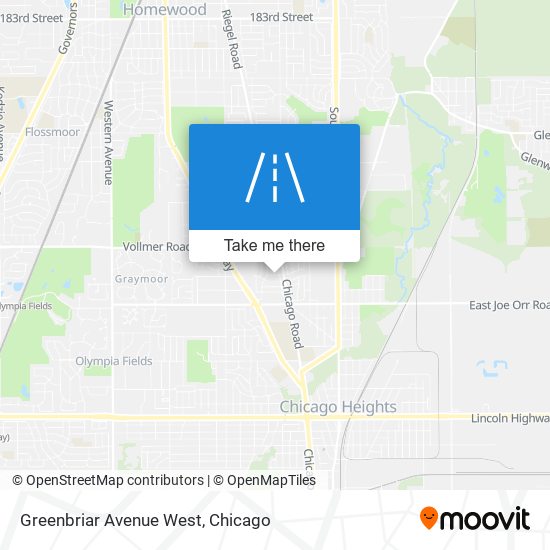 Mapa de Greenbriar Avenue West