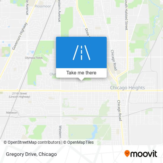 Gregory Drive map