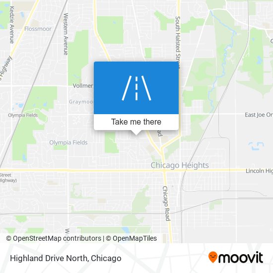 Highland Drive North map