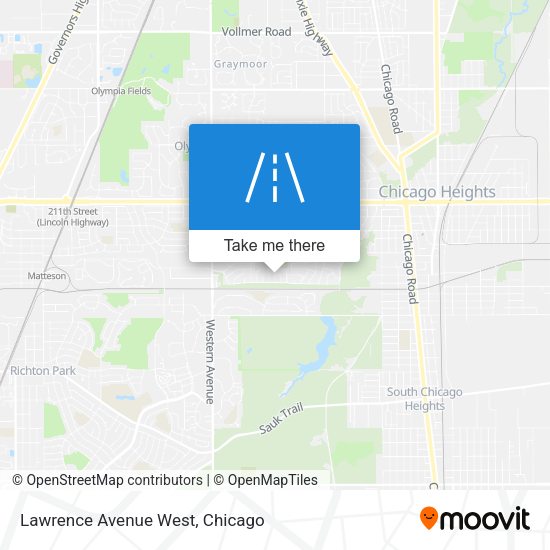 Lawrence Avenue West map