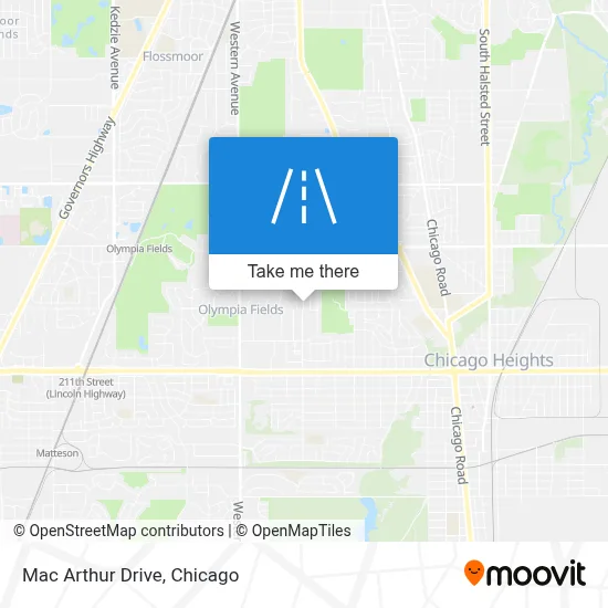 Mac Arthur Drive map