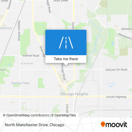 Mapa de North Manchester Drive