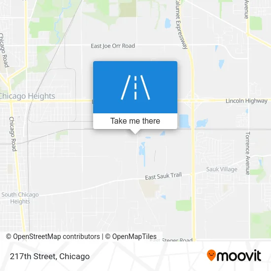 217th Street map