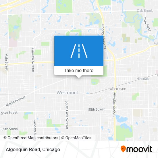 Mapa de Algonquin Road