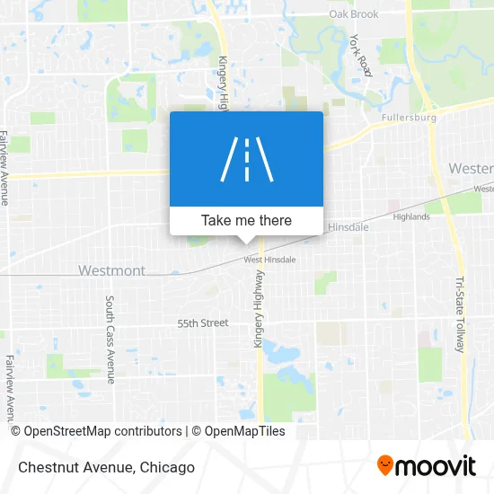 Chestnut Avenue map