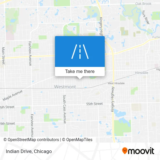 Indian Drive map