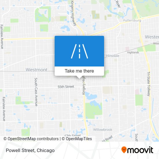 Mapa de Powell Street
