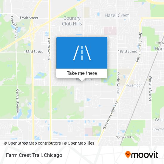 Farm Crest Trail map