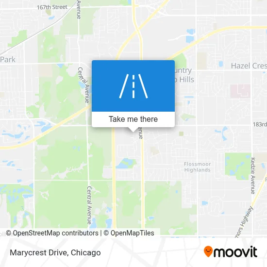 Marycrest Drive map