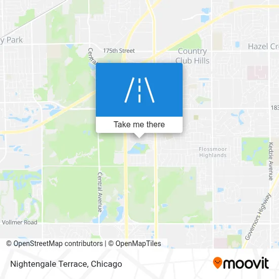 Nightengale Terrace map