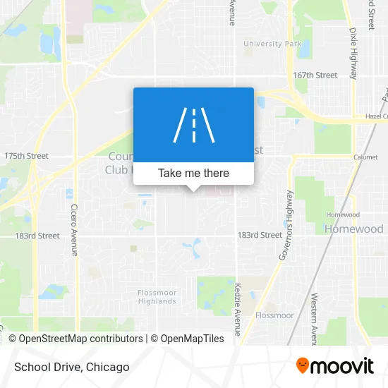 School Drive map