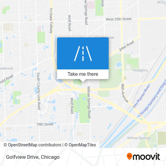 Golfview Drive map