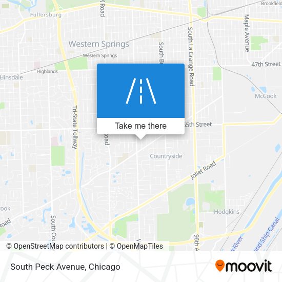 Mapa de South Peck Avenue