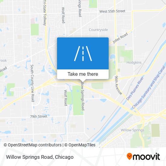 Mapa de Willow Springs Road