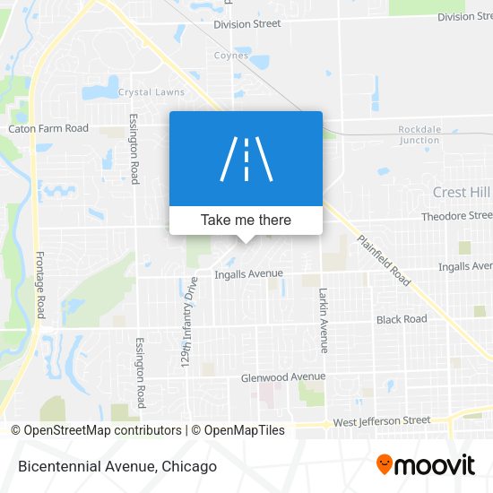 Mapa de Bicentennial Avenue