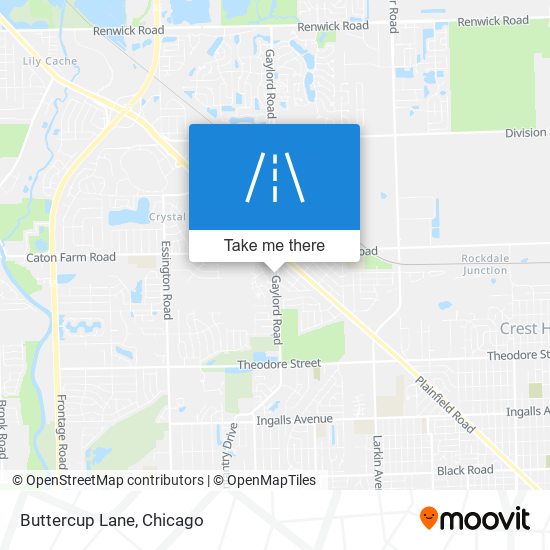 Buttercup Lane map