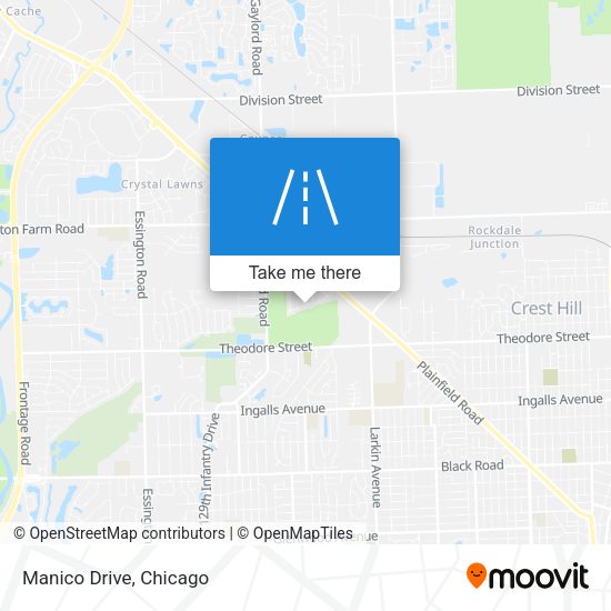 Mapa de Manico Drive