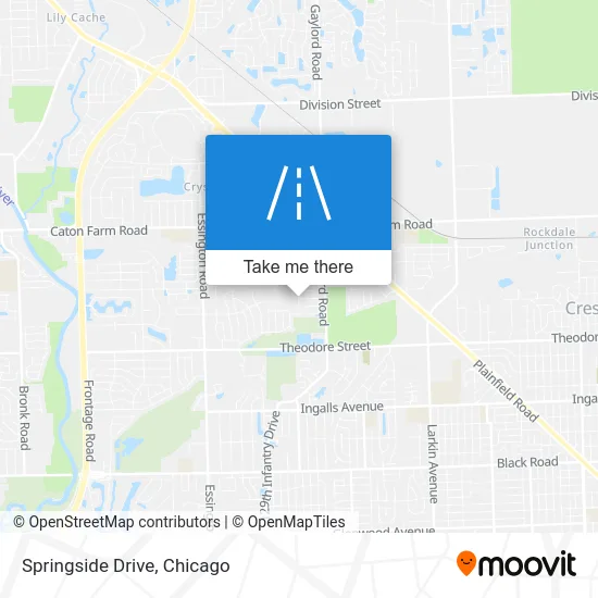 Springside Drive map