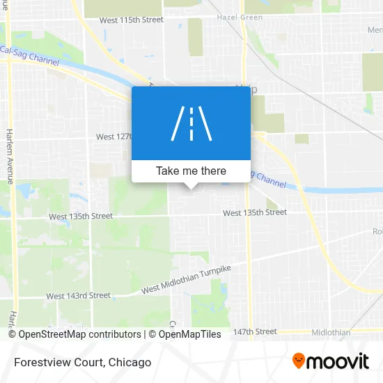 Forestview Court map