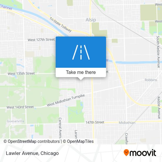 Mapa de Lawler Avenue