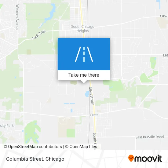 Columbia Street map